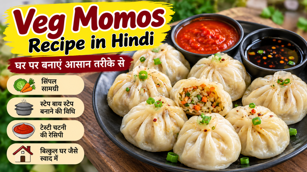 Veg Momos Recipe in Hindi